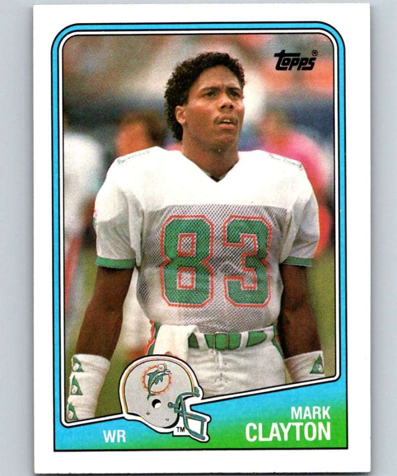 1988 Topps #194 Mark Clayton Dolphins NFL Football