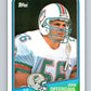 1988 Topps #200 John Offerdahl Dolphins NFL Football Image 1