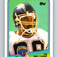 1988 Topps #212 Lee Williams Chargers NFL Football Image 1