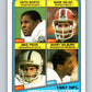 1988 Topps #219 Bostic/Kelso/Prior/ Wilburn  Leaders NFL Football Image 1