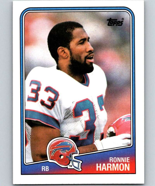 1988 Topps #222 Ronnie Harmon RC Rookie Bills NFL Football Image 1