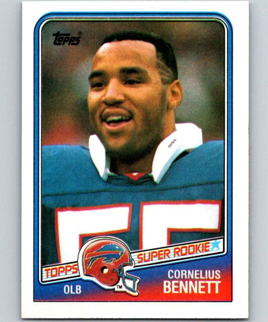 1988 Topps #230 Cornelius Bennett RC Rookie Bills NFL Football Image 1