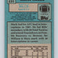 1988 Topps #231 Mark Kelso RC Rookie Bills NFL Football Image 2