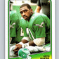 1988 Topps #235 Keith Byars Eagles NFL Football Image 1