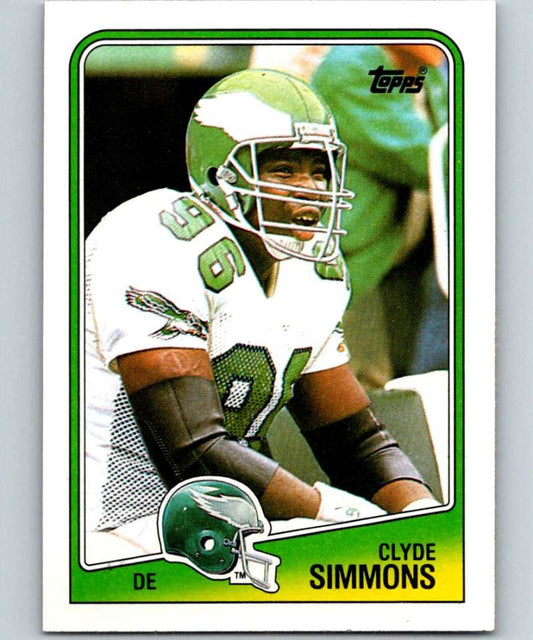 1988 Topps #244 Clyde Simmons RC Rookie Eagles NFL Football