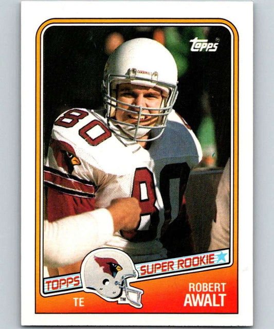 1988 Topps #255 Robert Awalt RC Rookie Cardinals NFL Football Image 1