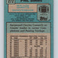 1988 Topps #272 Phil Simms NY Giants NFL Football Image 2