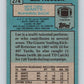 1988 Topps #274 Lee Rouson NY Giants NFL Football Image 2