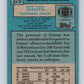1988 Topps #275 George Adams NY Giants NFL Football Image 2