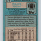 1988 Topps #279 Sean Landeta NY Giants NFL Football Image 2