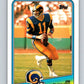 1988 Topps #288 Jim Everett LA Rams NFL Football Image 1