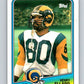 1988 Topps #291 Henry Ellard LA Rams NFL Football Image 1
