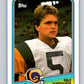 1988 Topps #293 Dale Hatcher LA Rams NFL Football Image 1