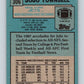 1988 Topps #306 Jo Jo Townsell RC Rookie NY Jets NFL Football Image 2