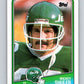 1988 Topps #307 Mickey Shuler NY Jets NFL Football Image 1