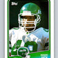1988 Topps #309 Roger Vick NY Jets NFL Football Image 1
