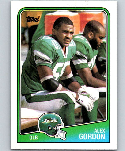 1988 Topps #310 Alex Gordon RC Rookie NY Jets NFL Football Image 1
