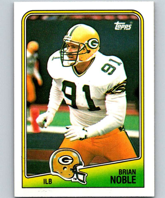 1988 Topps #321 Brian Noble RC Rookie Packers NFL Football