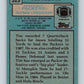 1988 Topps #323 Tim Harris Packers NFL Football Image 2
