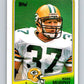 1988 Topps #324 Mark Murphy Packers NFL Football Image 1