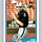 1988 Topps #326 Marc Wilson LA Raiders NFL Football Image 1
