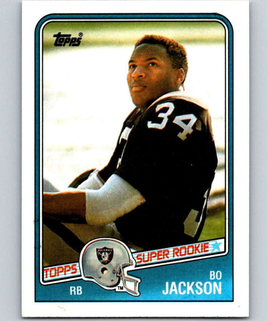 1988 Topps #327 Bo Jackson RC Rookie LA Raiders NFL Football