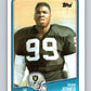 1988 Topps #334 Sean Jones LA Raiders NFL Football Image 1