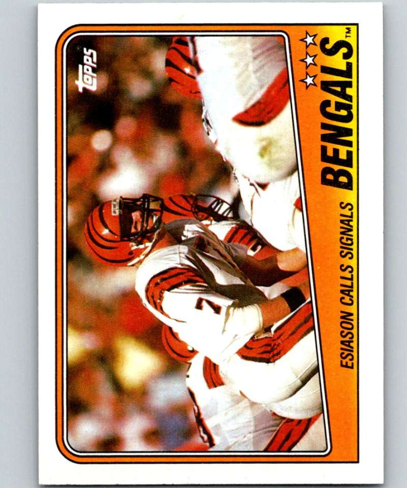 1988 Topps #339 Boomer Esiason Bengals TL NFL Football Image 1