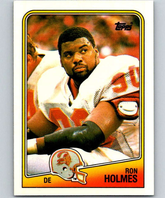1988 Topps #358 Ron Holmes RC Rookie Buccaneers NFL Football Image 1