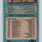 1988 Topps #361 Bill Kenney Chiefs TL NFL Football Image 2