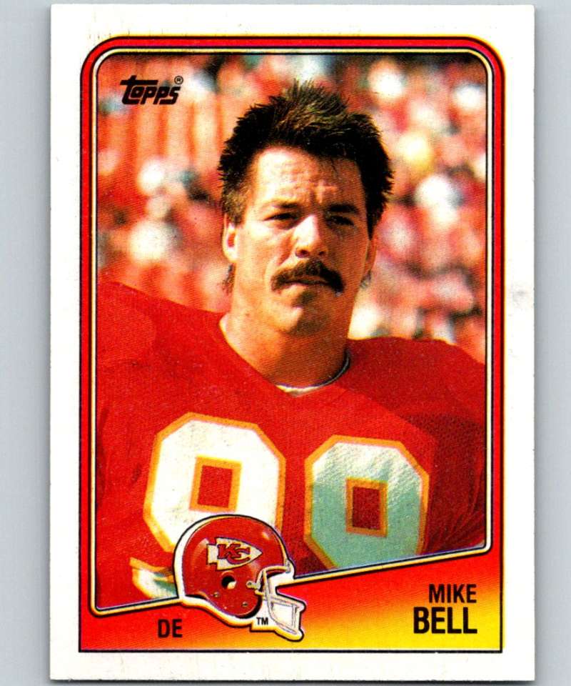1988 Topps #369 Mike Bell Chiefs NFL Football Image 1