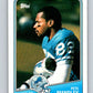 1988 Topps #376 Pete Mandley Lions NFL Football Image 1