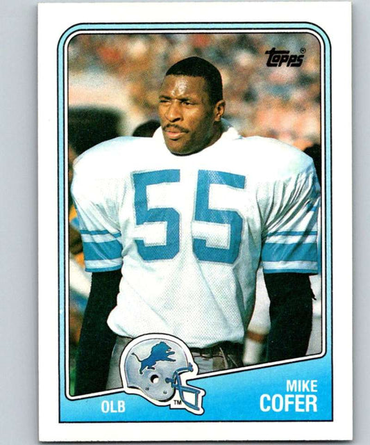 1988 Topps #381 Michael Cofer Lions NFL Football Image 1