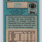 1988 Topps #382 James Griffin Lions NFL Football Image 2