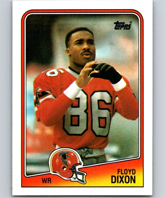 1988 Topps #386 Floyd Dixon RC Rookie Falcons NFL Football Image 1