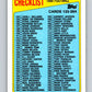 1988 Topps #395 Checklist 133-264 NFL Football Image 1