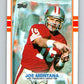 1989 Topps #12 Joe Montana 49ers NFL Football