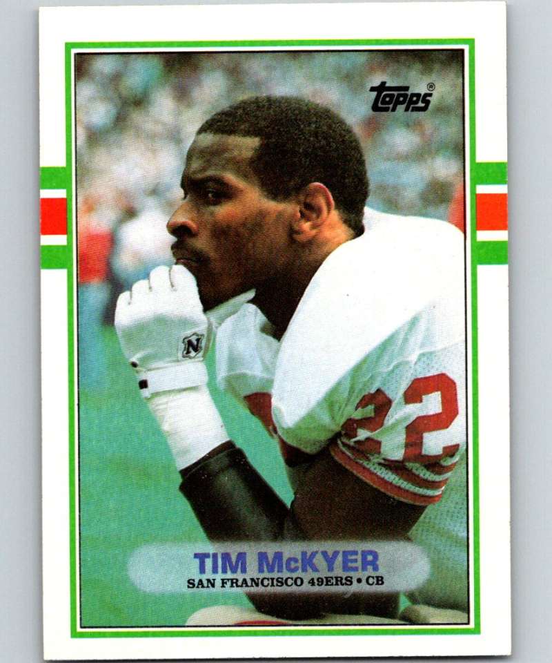 1989 Topps #19 Tim McKyer 49ers NFL Football