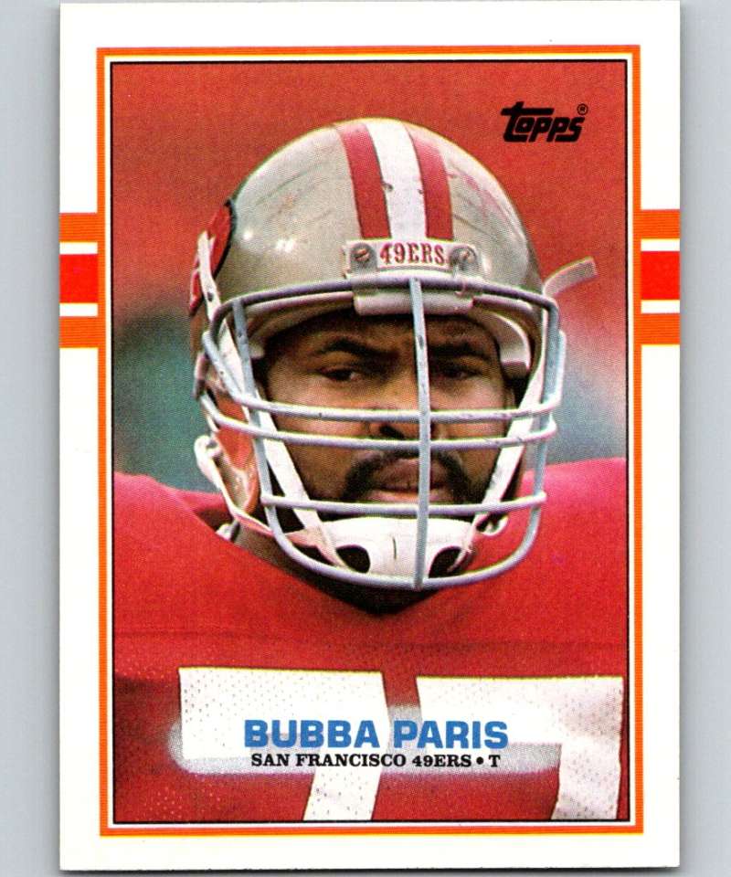 1989 Topps #22 Bubba Paris 49ers NFL Football Image 1