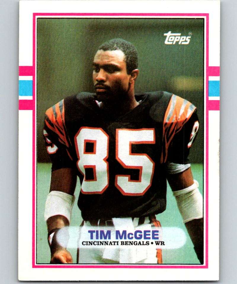 1989 Topps #29 Tim McGee Bengals NFL Football Image 1