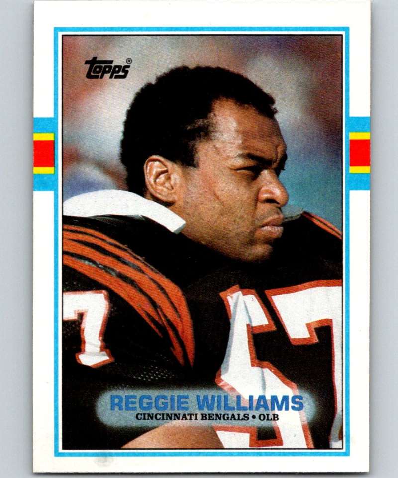 1989 Topps #36 Reggie Williams Bengals NFL Football Image 1