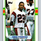 1989 Topps #37 Eric Thomas RC Rookie Bengals NFL Football Image 1