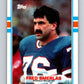 1989 Topps #50 Fred Smerlas Bills NFL Football Image 1