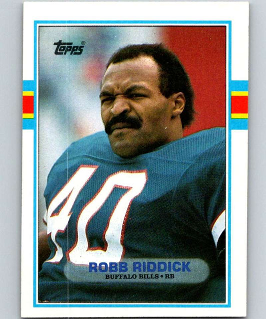 1989 Topps #53 Robb Riddick Bills NFL Football Image 1