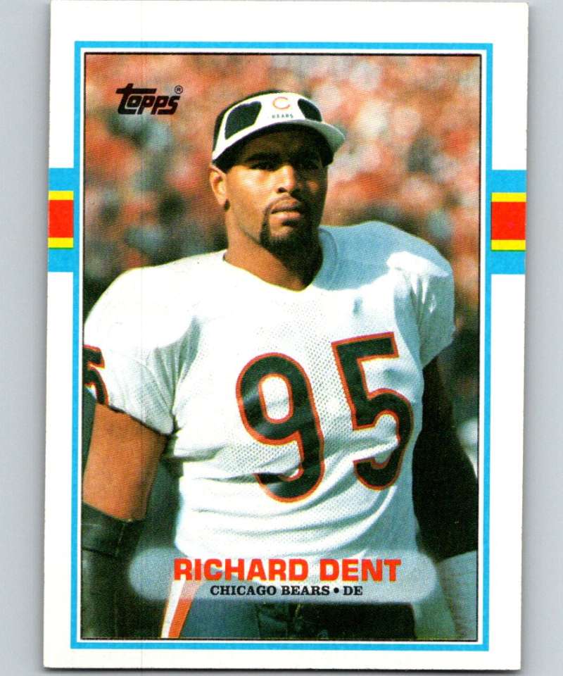 1989 Topps #60 Richard Dent Bears NFL Football Image 1