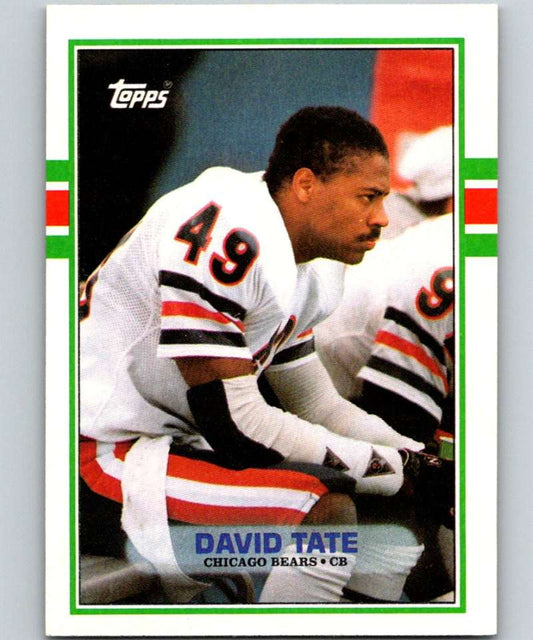 1989 Topps #67 David Tate Bears NFL Football