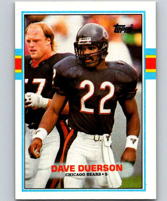 1989 Topps #73 Dave Duerson Bears NFL Football Image 1
