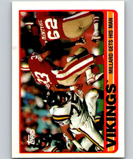 1989 Topps #74 Keith Millard Vikings TL NFL Football Image 1