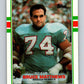 1989 Topps #91 Bruce Matthews RC Rookie Oilers NFL Football