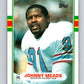 1989 Topps #94 Johnny Meads RC Rookie Oilers NFL Football Image 1